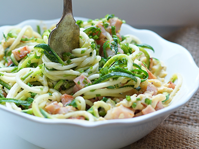 zucchini nudeln-alla-carbonara