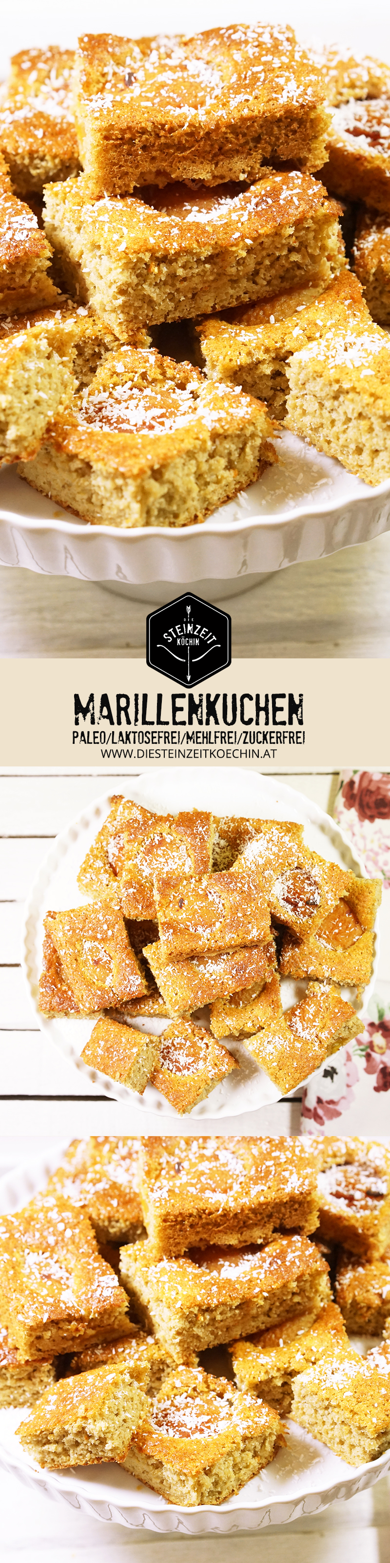 Marillenkuchen mit Kochbananen, getreidefrei backen, gesunder Kuchen, ohne Mehl, ohne Gluten, zuckerfrei, gesundes Rezept zum Backen