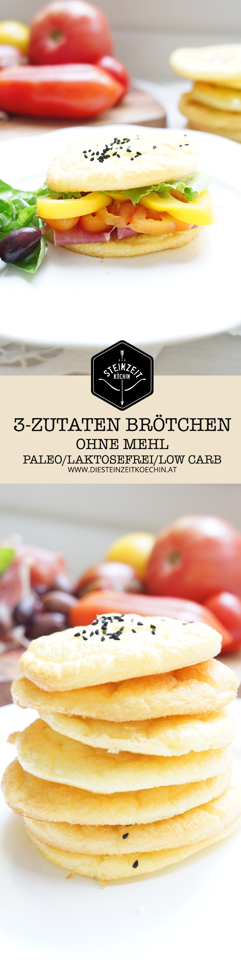 Brot ohne Mehl, 3 zutaten brot, 3 zutaten brötchen, ohne mehl, schnell zubereitet, ohne kohlenhydrate, ideal zum Abnehmen, ein schnelles Frühstück, gesund und getreidefrei, laktosefrei, ohne Zucker, in wenigen Minuten zubereitet, mit nur 3 Zutaten.