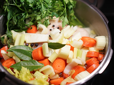 Hühnersuppe Zutaten