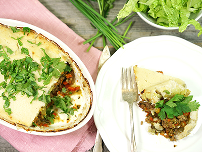 Shepherds pie fertig