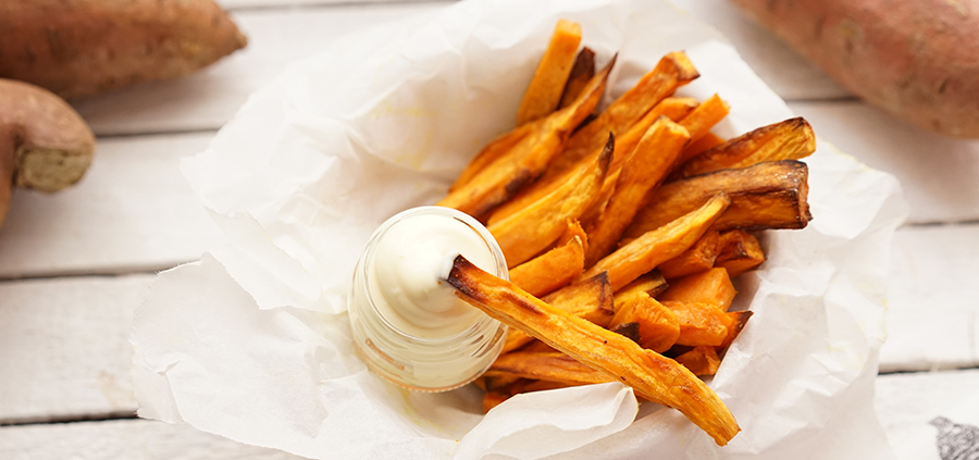 Elke Eisner - Süßkartoffel-Pommes mit Aioli