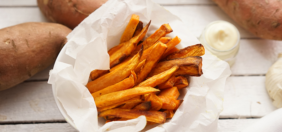 Elke Eisner - Süßkartoffel-Pommes mit Aioli
