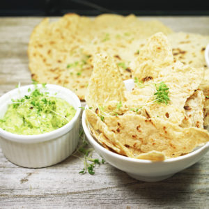Paleo – Tortillia Chips mit Avocadodip