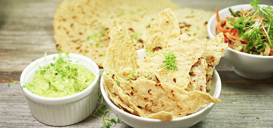 Elke Eisner - Paleo – Tortillia Chips mit Avocadodip