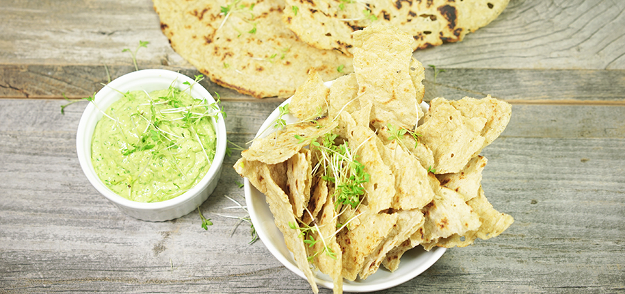 Elke Eisner - Paleo – Tortillia Chips mit Avocadodip
