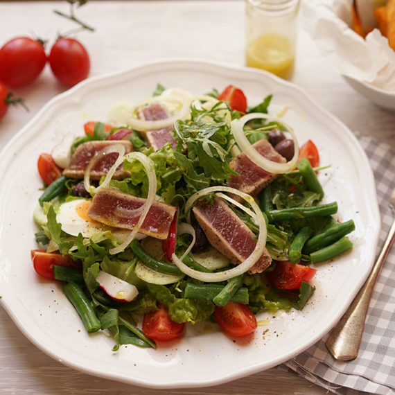 Salat Niçoise - Koch-Rezepte Elke Eisner Steinzeitköchin Paleo