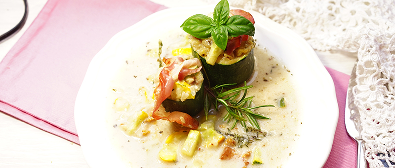 Elke Eisner - Gefüllte Zucchini „Paleo-Style“