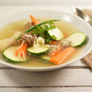 Rinderknochen-Suppe  - Koch-Rezepte Elke Eisner Steinzeitköchin Paleo