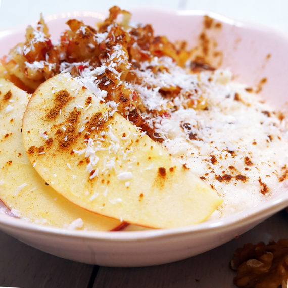 Apfel-Zimt-Porridge - Koch-Rezepte Elke Eisner Steinzeitköchin Paleo