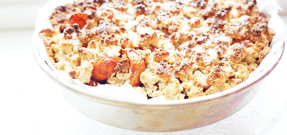 Elke Eisner - Marillen-Streuselkuchen ohne Mehl